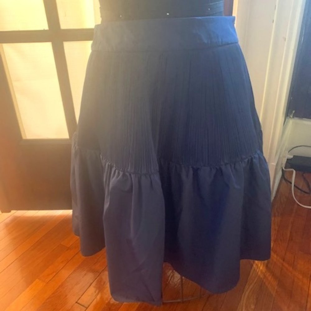 Navy cocktail full skirt